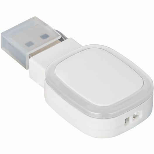 ein weißes gerät mit einem weißen deckel und einem weißen knopf USB-Speicherstick (Bild 1)