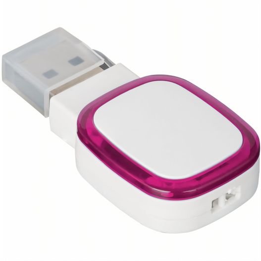 ein weißes und rosa handy mit einer weißen und rosa abdeckung USB-Speicherstick (Bild 1)