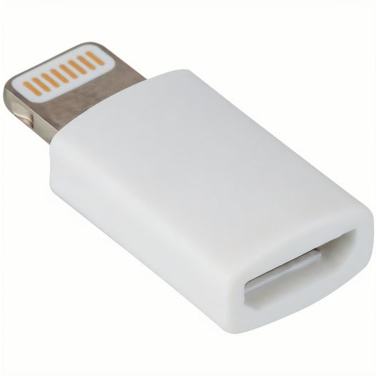 ein weißer usb-laufwerk an einem weißen gerät befestigt MFI-Lightning-Adapter (Bild 1)
