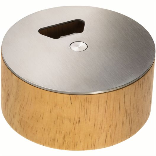 ein holz- und metallobjekt auf weißem hintergrund Flaschenöffner (Bild 1)