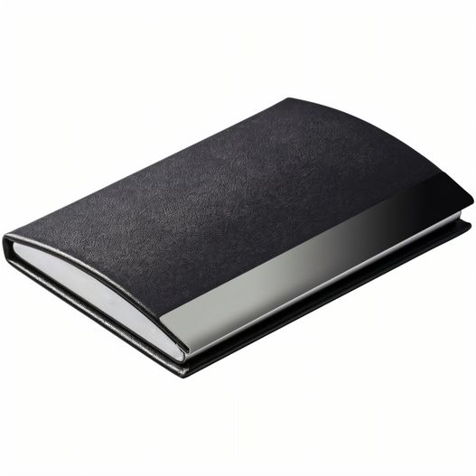 ein schwarzes buch mit einem weißen cover Kredit- und Visitenkartenbox (Bild 1)