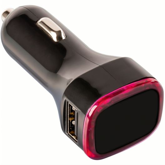 ein auto-ladegerät mit einem roten licht darauf USB-Autoladeadapter (Bild 1)