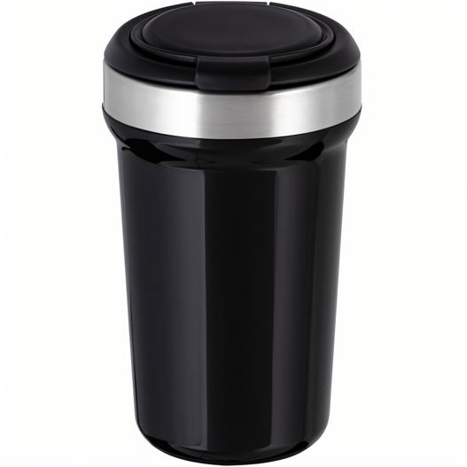 eine schwarze und silberne mülldose mit einem deckel Thermobecher RETUMBLER-VIVERO (Bild 1)