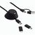 6-in-1 Ladekabel inkl. Kabelhalter