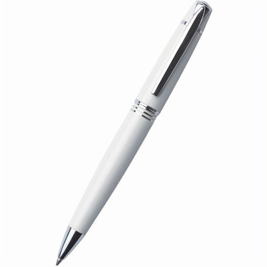 ein stift mit einer metallspitze und einem weißen körper Kugelschreiber CLIC CLAC-VANCOUVER (Bild 1)