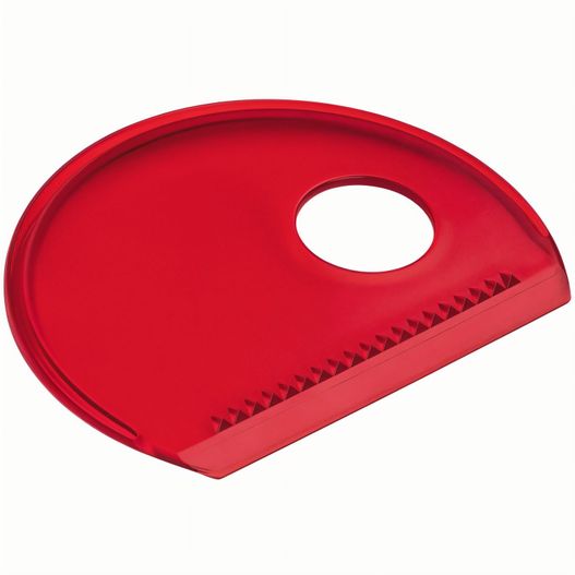eine rote kunststoffschneidplatte mit einem loch in der mitte AMADORA (Bild 1)