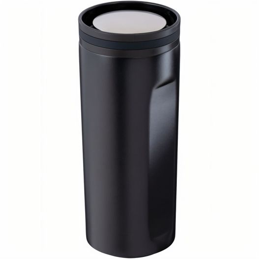 eine schwarze mülldose mit deckel und griff Thermobecher RETUMBLER-STEELONE (Bild 1)