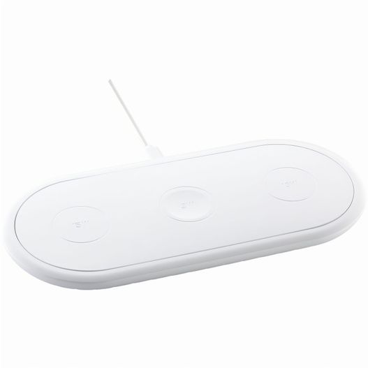 eine weiße maus mit einem weißen kordel darüber 3-in-1 Fast Wireless Charger (Bild 1)