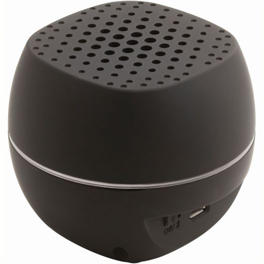 ein schwarzer lautsprecher mit einem weißen streifen darauf Lautsprecher mit Bluetooth® Technologie REEVES-VINICA (Bild 1)
