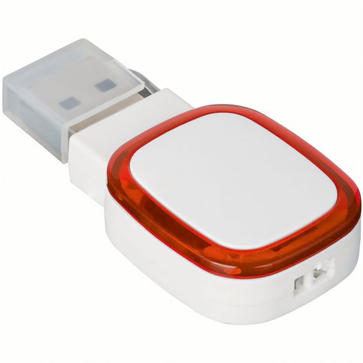 ein weißer und roter usb-laufwerk an einem weißen und roten gerät befestigt COLLECTION 500 (Bild 1)