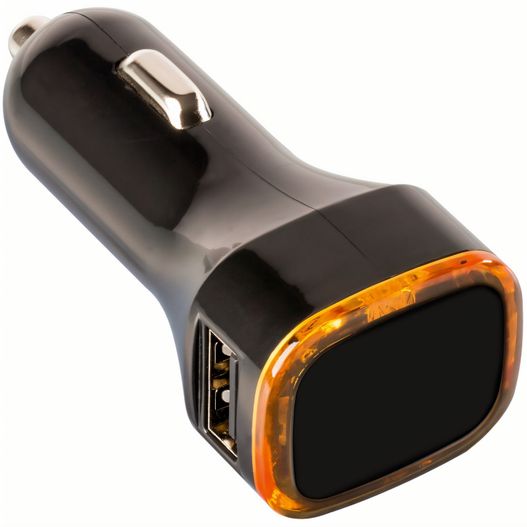 ein auto-ladegerät mit einer schwarzen und orangen abdeckung USB-Autoladeadapter COLLECTION 500 (Bild 1)