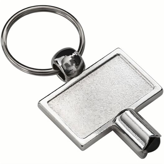 eine metallschlüsselkette mit einem metallobjekt darauf MADISON (Bild 1)