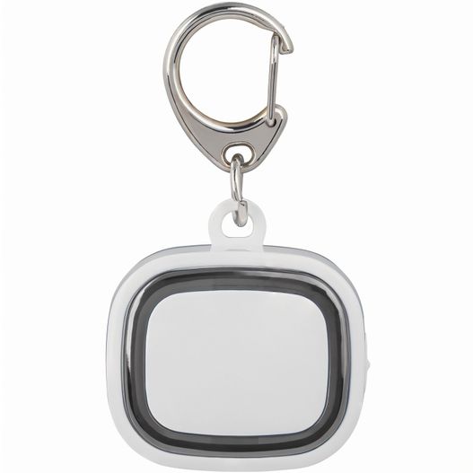ein kleines weißes quadratisches objekt mit einem metallclip Schlüssellicht aufladbar COLLECTION 500 (Bild 1)