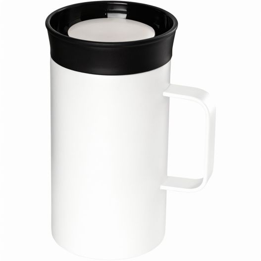 ein weißer und schwarzer kaffeebecher mit einem deckel LAHTI (Bild 1)