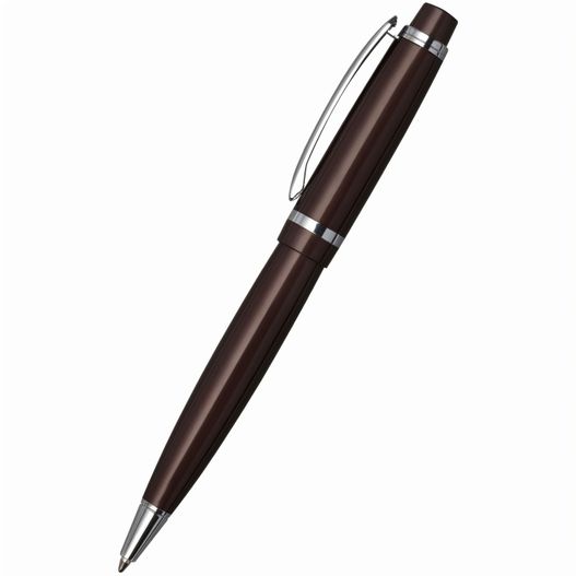 ein stift mit einem holzkörper und silbernen trimm KAPAN (Bild 1)