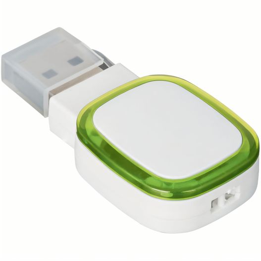 ein weißes und grünes usb-laufwerk mit einer grünen abdeckung COLLECTION 500 (Bild 1)