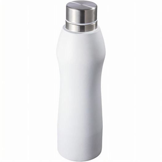 eine weiße flasche mit einem silbernen deckel Trinkflasche RETUMBLER-GIBRALTAR (Bild 1)