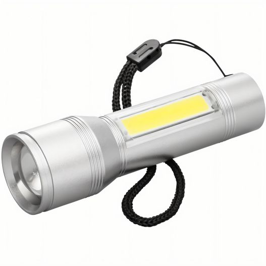 eine taschenlampe mit einem daran befestigten kabel FLASH 100 (Bild 1)