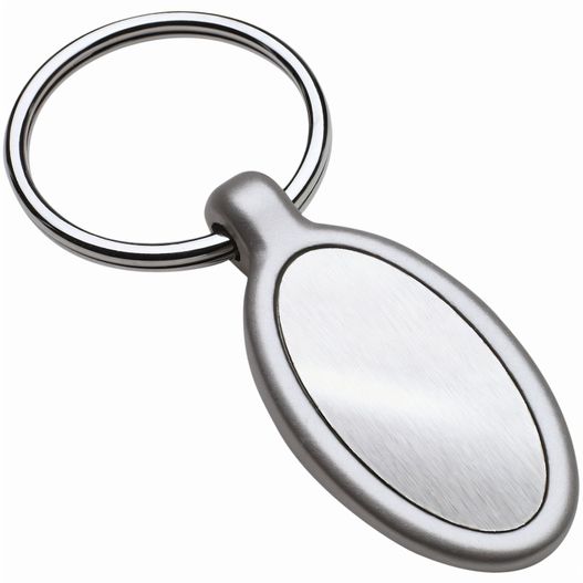 eine schlüsselkette aus metall mit einem ovalen schlüsselring aus metall IRUN ELIPSE (Bild 1)