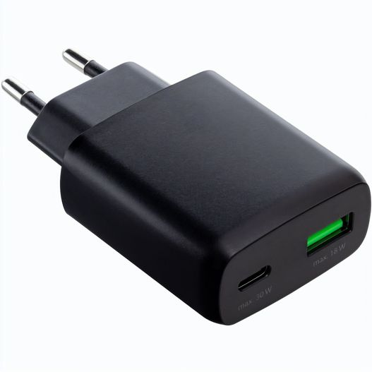 Produktabbildung USB Ladegerät GaN 2-Port USB Ladegerät GaN 2-Port (Bild 1)