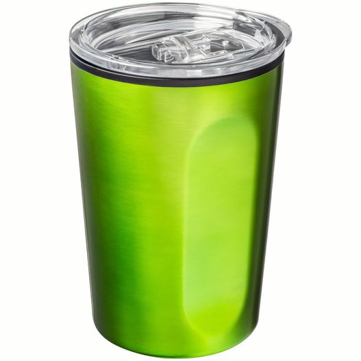ein grüner tumbler mit deckel und stroh MACERATA (Bild 1)