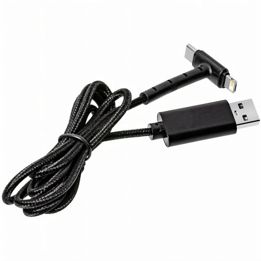 ein schwarzes usb-kabel an einen computer angeschlossen CHESTER (Bild 1)