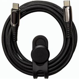 Produktabbildung USB-C Kabel mit Display und Kabelbinder REEVES-CONVERTICS DIGITAL USB-C Kabel mit Display und Kabelbinder REEVES-CONVERTICS DIGITAL