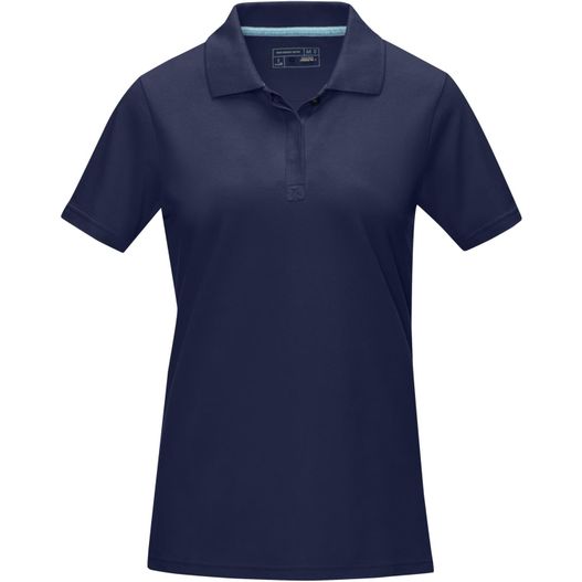 ein frauen marine poloshirt Graphite Poloshirt aus Bio-Baumwolle für Damen (Bild 1)