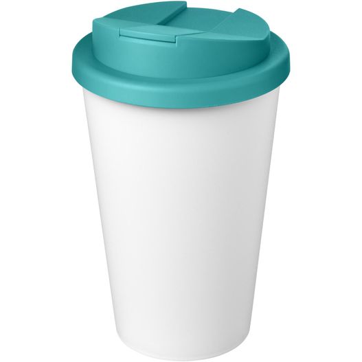 Produktabbildung Americano® Eco 350 ml recycelter Becher mit auslaufsicherem Deckel Americano® Eco 350 ml recycelter Becher mit auslaufsicherem Deckel (Bild 1)
