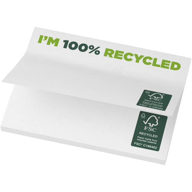 Produktabbildung Sticky-Mate® recycelte Haftnotizen 100 x 75 mm Sticky-Mate® recycelte Haftnotizen 100 x 75 mm