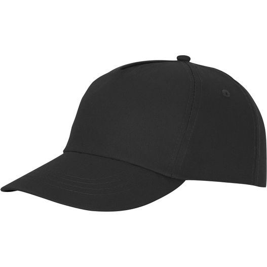 eine schwarze baseballkappe mit einem gekrümmten peak Feniks Kappe mit 5 Segmenten (Bild 1)