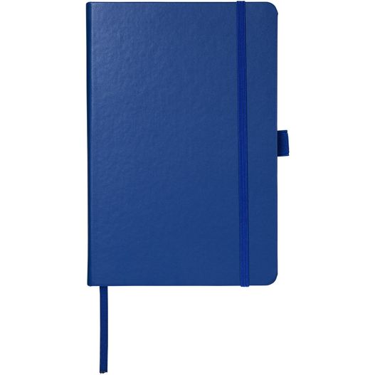 ein blaues notizbuch mit einem stift oben Nova A5 gebundenes Notizbuch (Bild 1)