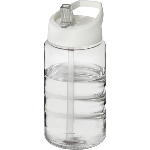 eine wasserflasche mit einem stroh darin H2O Active® Bop 500 ml Sportflasche mit Ausgussdeckel (Bild 1)