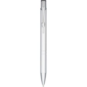 Moneta Druckkugelschreiber aus eloxiertem Aluminium (schwarze Mine)
