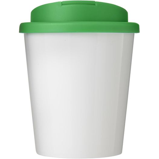 eine weiße tasse mit grünem deckel Brite-Americano® Espresso 250 ml Isolierbecher mit auslaufsicherem Schraubverschluss (Bild 1)