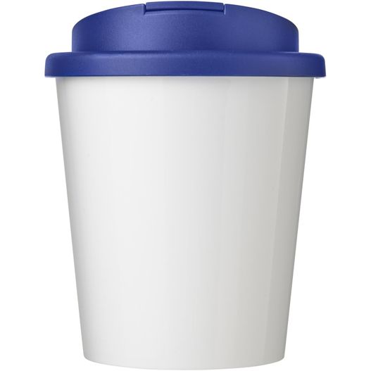 eine weiße tasse mit blauem deckel Brite-Americano® Espresso 250 ml Isolierbecher mit auslaufsicherem Schraubverschluss (Bild 1)