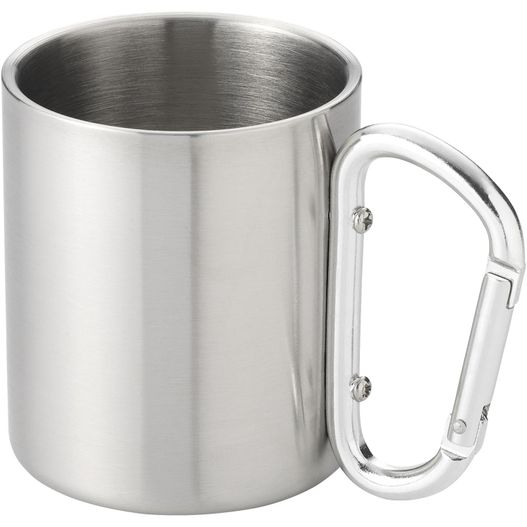 ein edelstahlbecher mit karabinergriff Alps 200 ml Isolierbecher mit Karabinergriff (Bild 1)
