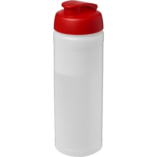eine weiße und rote plastikwasserflasche mit rotem deckel Baseline® Plus 750 ml Flasche mit Klappdeckel (Bild 1)