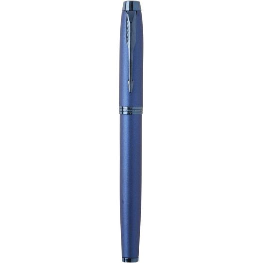 ein blauer stift mit schwarzer spitze Parker IM Tintenroller (schwarze Mine) (Bild 1)