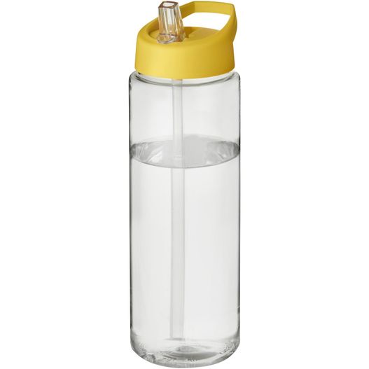 eine gelbe deckelwasserflasche mit stroh H2O Active® Vibe 850 ml Sportflasche mit Ausgussdeckel (Bild 1)