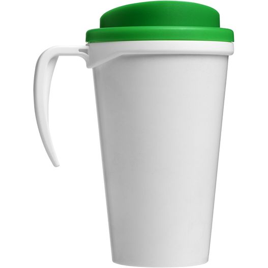 eine weiße tasse mit grünem deckel Brite-Ameriano® Grande 350 ml Isolierbecher (Bild 1)
