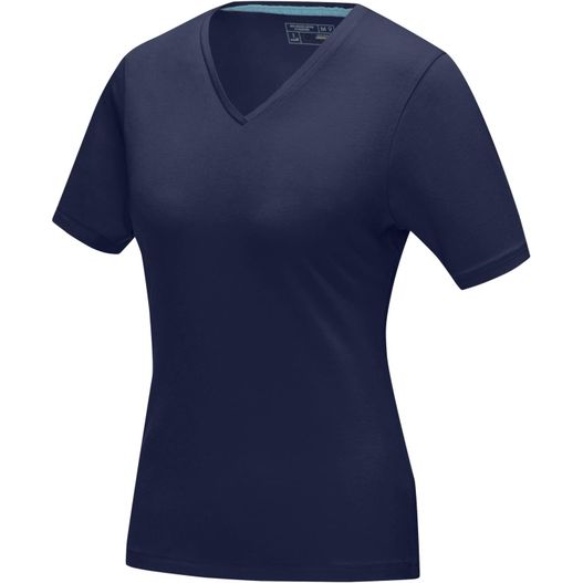 ein frauen navy shirt mit einem v-hals Kawartha T-Shirt für Damen mit V-Ausschnitt (Bild 1)