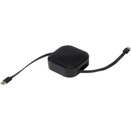 Gloas Aufrollbares 5 in 1 Kabel aus Recyclingmaterial mit Datensynchronisierung und 100 W Schnellladefunktion sowie Smartphon