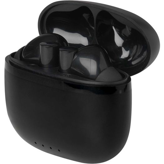 Alterf True Wireless Bluetooth® Headset aus recyceltem Kunststoff mit Silikon-Ohrstöpseln (Bild 1)