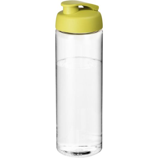 eine glaswasserflasche mit gelbem deckel H2O Active® Vibe 850 ml Sportflasche mit Klappdeckel (Bild 1)