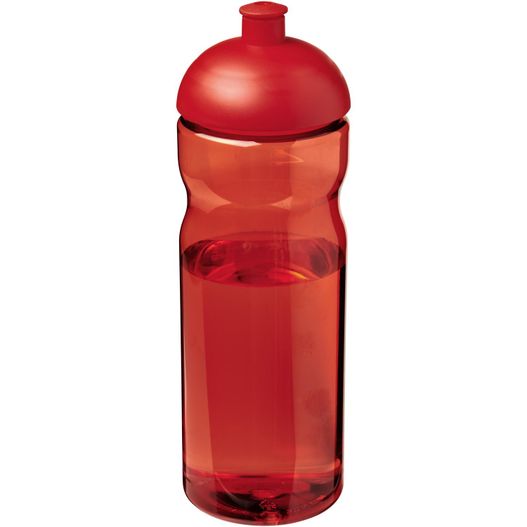 eine rote sportflasche mit roter kappe H2O Active® Base 650 ml Sportflasche mit Stülpdeckel (Bild 1)