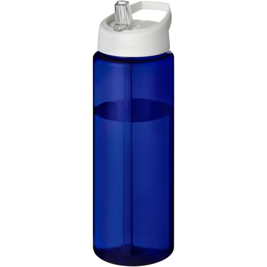 eine blaue wasserflasche mit weißem deckel H2O Active® Eco Vibe 850 ml Sportflasche mit Ausgussdeckel (Bild 1)
