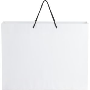 Handgefertigte 170 g/m² Integra-Papiertüte mit Kunststoff Kordelgriffen – 45 × 10 × 35 cm