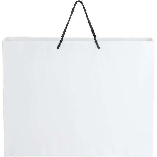 Produktabbildung Handgefertigte 170 g/m² Integra-Papiertüte mit Kunststoff Kordelgriffen – 45 × 10 × 35 cm Handgefertigte 170 g/m² Integra-Papiertüte mit Kunststoff Kordelgriffen – 45 × 10 × 35 cm (Bild 1)