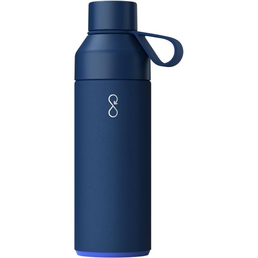 eine blaue wasserflasche mit blauem deckel Ocean Bottle 500 ml vakuumisolierte Flasche (Bild 1)